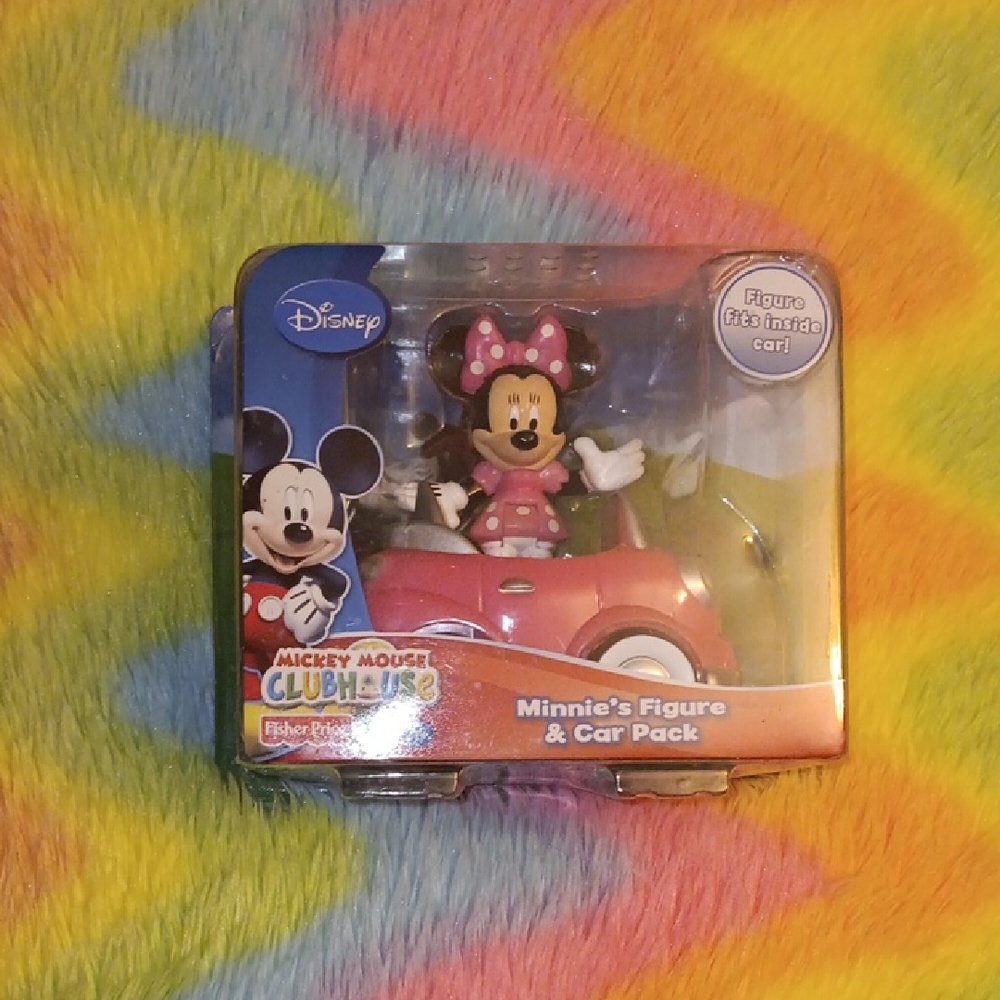 Disney Minnie Mouse Figure & Car Pack - Pink